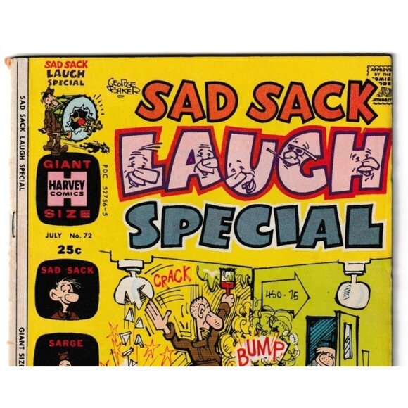 Giant Size Harvey Comics Sad Sack Laugh Special July #72 - Vintage Comic Book - Picture 4 of 10